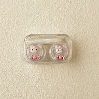 Mini soft contact lens kit W806-35透明五卡通