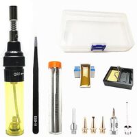 Soldering set, 13 items, with gas soldering pen HY-10013 (VA100)