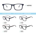 Plastic acetate eyeglasses frame for men with spring hinges WD1532