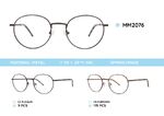 Metal men's frame for glasses MM2076