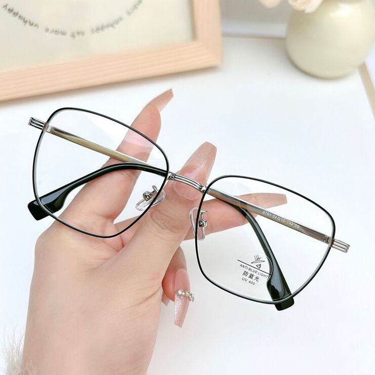 Оправа металлическая с линзами Blue Ray Cut MAMO 8761