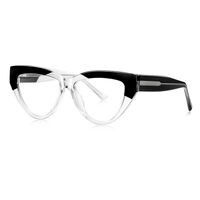 Plastic cat-eye TR90 frame for glasses with UV and Blue Ray Cut protection More LS021
