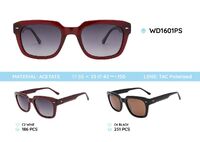 Plastic acetate frame polarized sunglasses WD1601PS