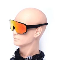 Safety shockproof sports goggles+3 caps 骑行套装-PDOC-柱面