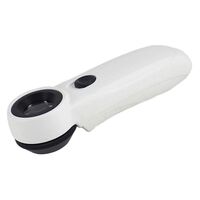 Лупа с универсальной подсветкой, увеличительное стекло с ручкой 6B-C-XX, диаметр 21 мм, увеличение: 45Х