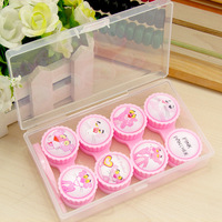 Mini set with contact lens cases XF031, 4pcs