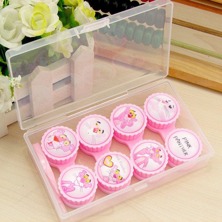 Mini set with contact lens cases XF031, 4pcs