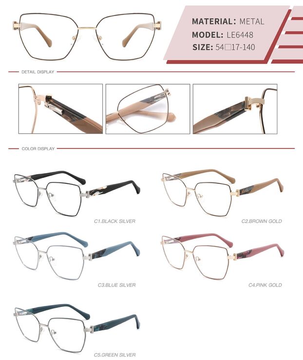 Metal frame with spring hinges LE6448-DA