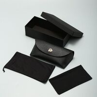 Sunglasses and eyeglasses hard shell case + extra kit AL678388998505