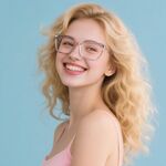 Оправа женская пластиковая из материала TR90, линзы с защитой от ультрафиолета и синего света FOCUS FCS2272