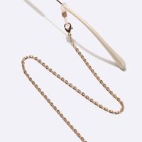 Gold-colored metal non-slip chain, for glasses and masks GL1488