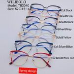 Оправа металл + TR90 ультратонкая женская с флексом Wilibolo TR3040