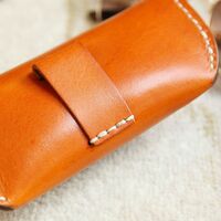 Футляр-чехол из натуральной кожи для очков BR5114