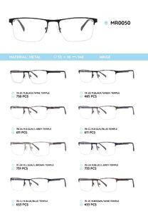 Металлическая оправа с дужками из материала TR-90 MR0050
