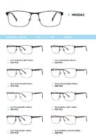 Metal frame with temples made of TR-90 material MR0042