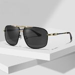 Поляризационные солнцезащитные металлические очки с защитой UV400 2872-GT