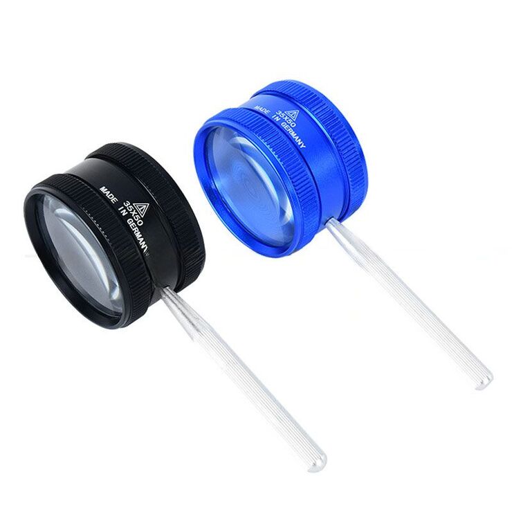 Magnifier, magnifying glass with handle CS35x50-XX-2, diameter 50 mm, magnification: 35Х