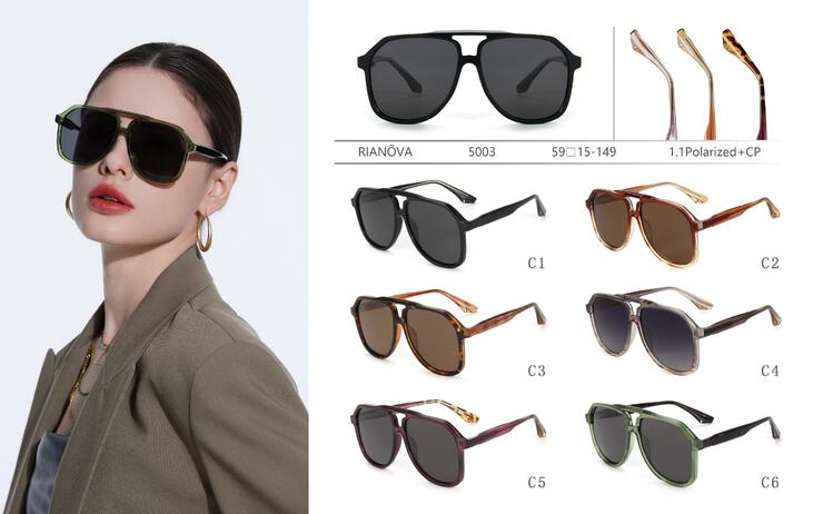 Солнцезащитные поляризационные пластиковые очки Rianova R5003