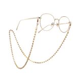 Metal non-slip chain, with rhinestones, for glasses and masks GA079
