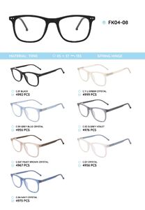 TR90 plastic eyeglasses frame FK04-08