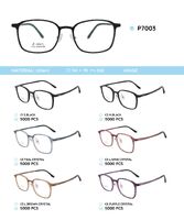 Plastic Ultem eyeglasses frame P7003