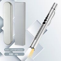 Rechargeable medical diagnostic keychain flashlight with white and yellow light ZK1958