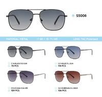 Metal frame polarized sunglasses S5008