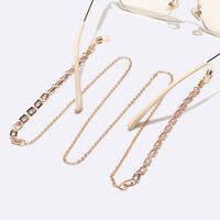 Gold-colored metal non-slip chain, for glasses and masks GL1599