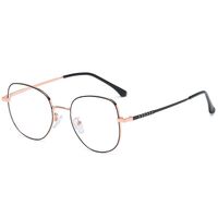 Metal glasses with blue light and UV protection 9672-2-GT