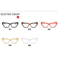 Plastic glasses with blue light protection for women 95135-9225-12110-PN