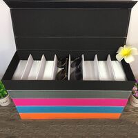 Планшет настольный для демонстрации оправ и очков на 9 мест с крышкой на магните 0208 (I-1-3, AQ009)