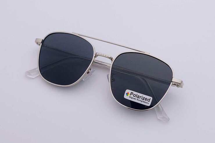 Очки солнцезащитные поляризационные металлические мужские Wilibolo P-8003