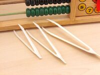 Tweezers with suction cup, individual packaging, for working with contact lenses JM661