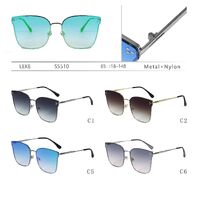 Polarized metal sunglasses with nylon lenses for women Leke S5510