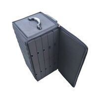Mobile box (suitcase, trunk, organizer, display case) on wheels for frames and glasses for 100 slots JS-C190428