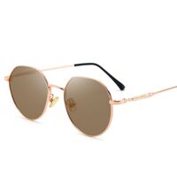 Очки металлические фотохромные с защитой от синего света 9644-GT