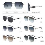 Metal sunglasses Leke S33145