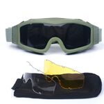 Safety shockproof tactical goggles +2 caps 战术-E风镜3片套装