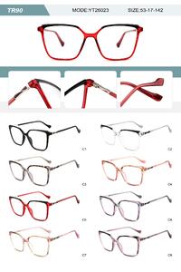 Plastic TR90 frame for women with spring hinges YT26023-DA