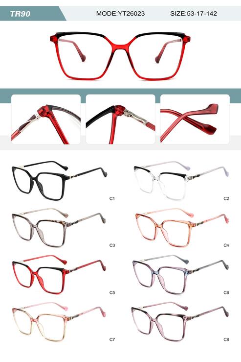Оправа пластиковая из TR90 женская с флексом YT26023-DA