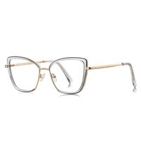 Оправа женская металлическая + пластик TR90, линзы-блюблокеры с защитой от ультрафиолета и синего света More FCS3152