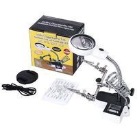 Лупа настольная с подсветкой 16126AC-XX, увеличение: 4,5X, 11X