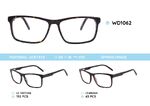 Plastic acetate eyeglasses frame for men with spring hinges WD1062