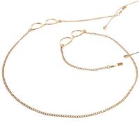 Metal non-slip chain, with glasses, for glasses and masks GL037-2