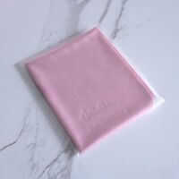 Microfiber/suede cloth for cleaning glasses lenses, individually packaged, size 17.5*14.5 cm