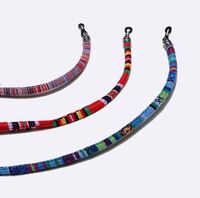 Metal non-slip chain ethnic style, 3 piece multi-color, for glasses and masks GM106