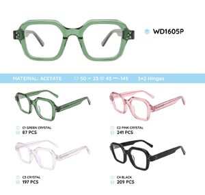 Plastic acetate eyeglasses frame WD1605P