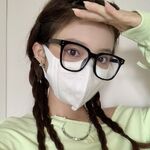 Plastic TR90 glasses with blue light protection for women TR8004-8530-PN