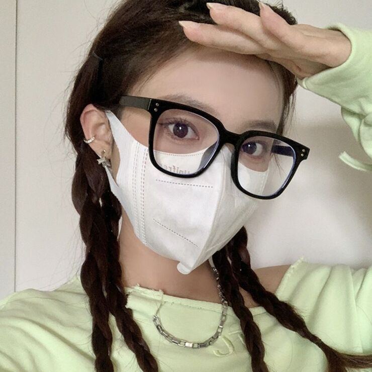 Plastic TR90 glasses with blue light protection for women TR8004-8530-PN