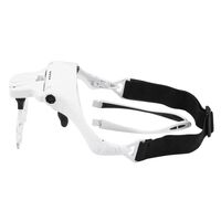 Binocular magnifier with backlight, magnifying glass with head mount 9892TSC1-XX, magnification: 1X, 1,5X, 2X, 2,5X, 3,5X